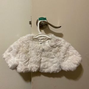 Baby faux fur coat